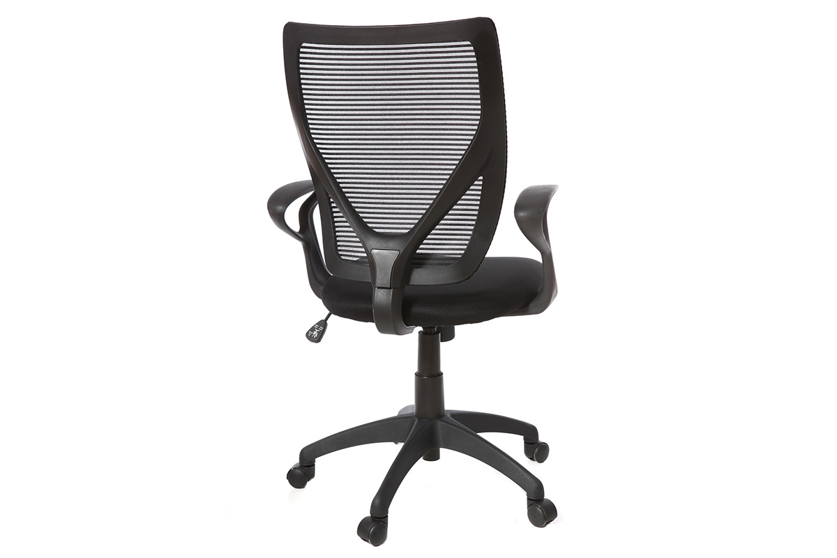 Fauteuil de bureau design noir PAOLO