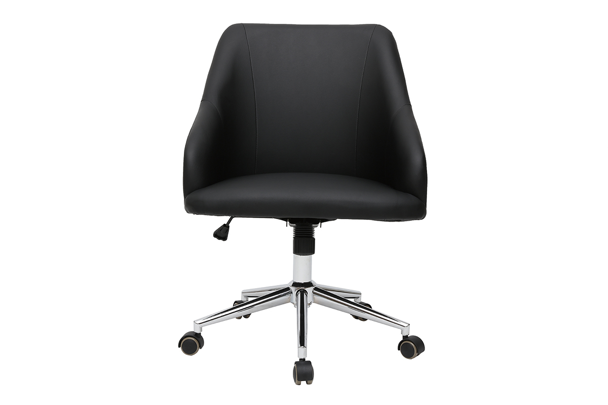 Fauteuil de bureau design noir SCARLETT