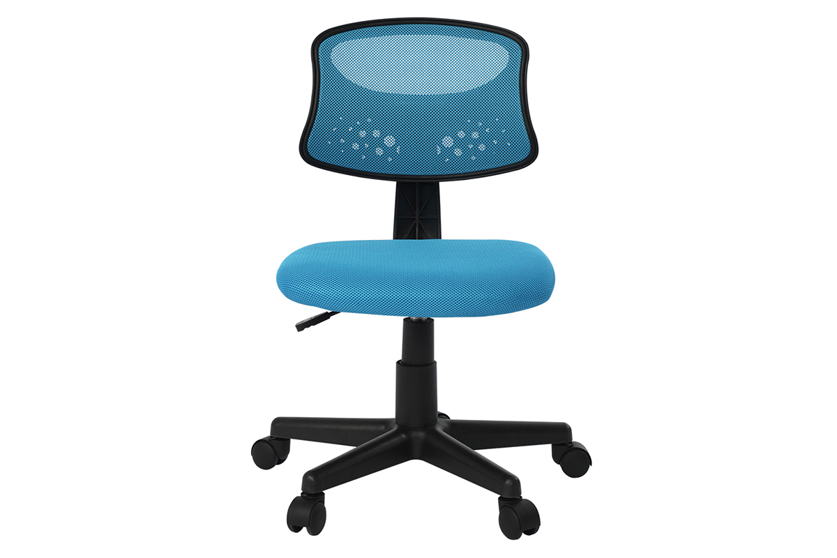 Fauteuil de bureau enfant mesh bleu MEL