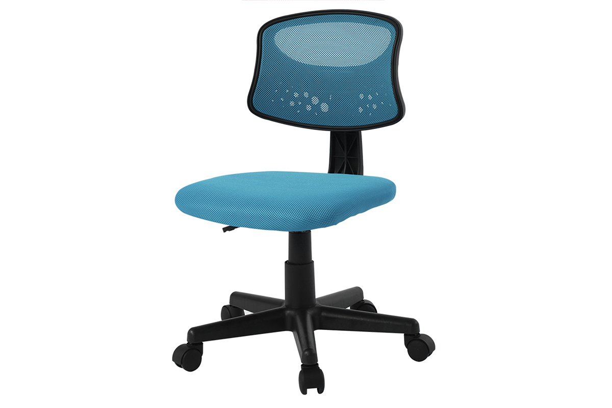 Fauteuil de bureau enfant mesh bleu MEL