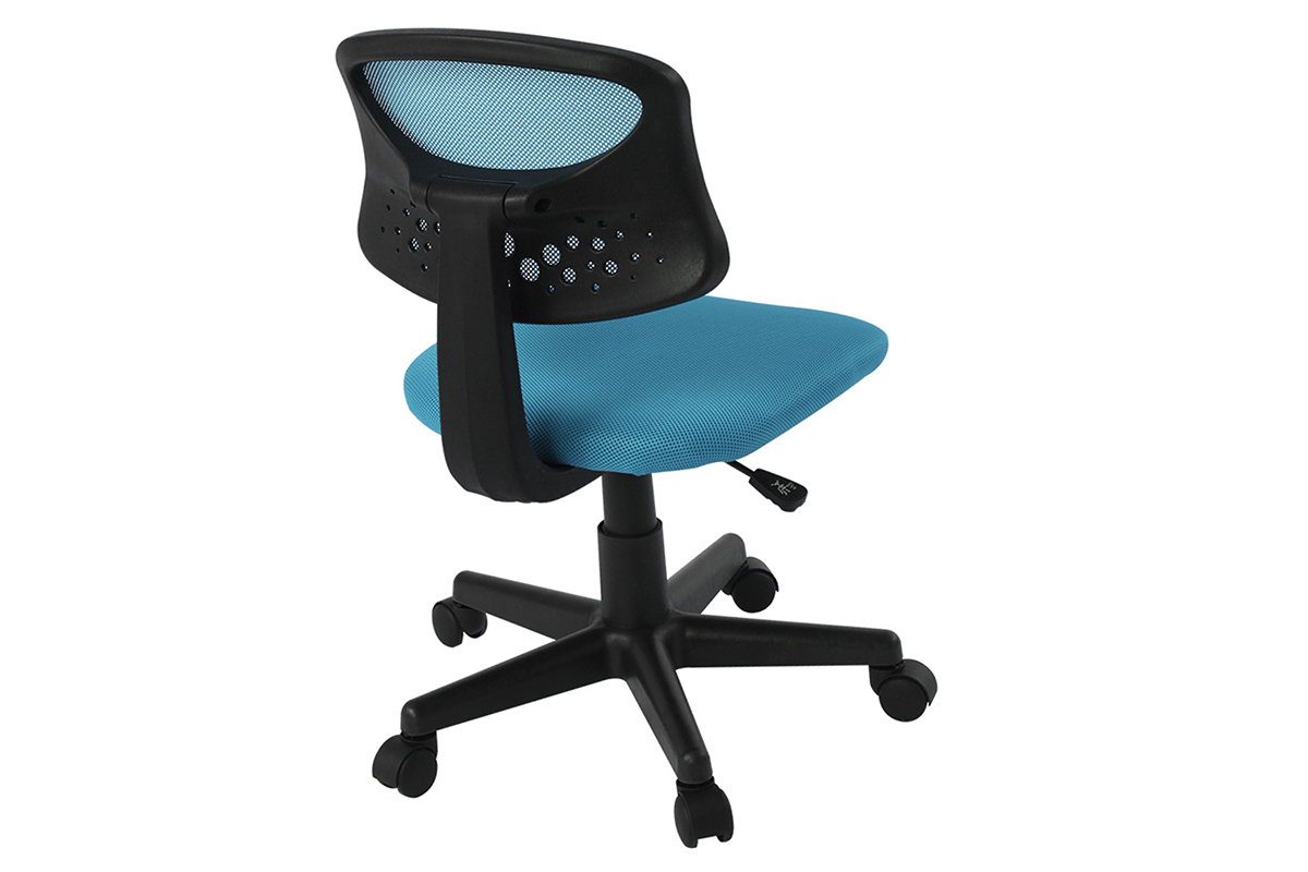 Fauteuil de bureau enfant mesh bleu MEL