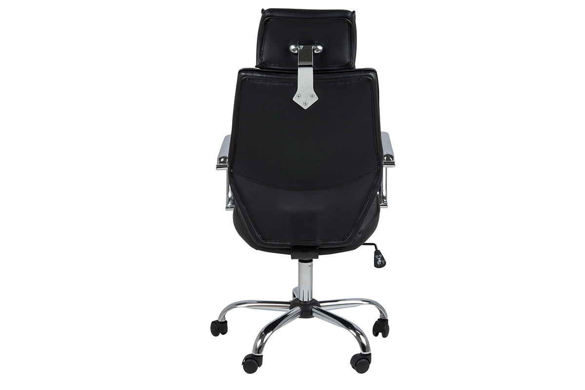 Fauteuil de bureau ergonomique design noir STAN
