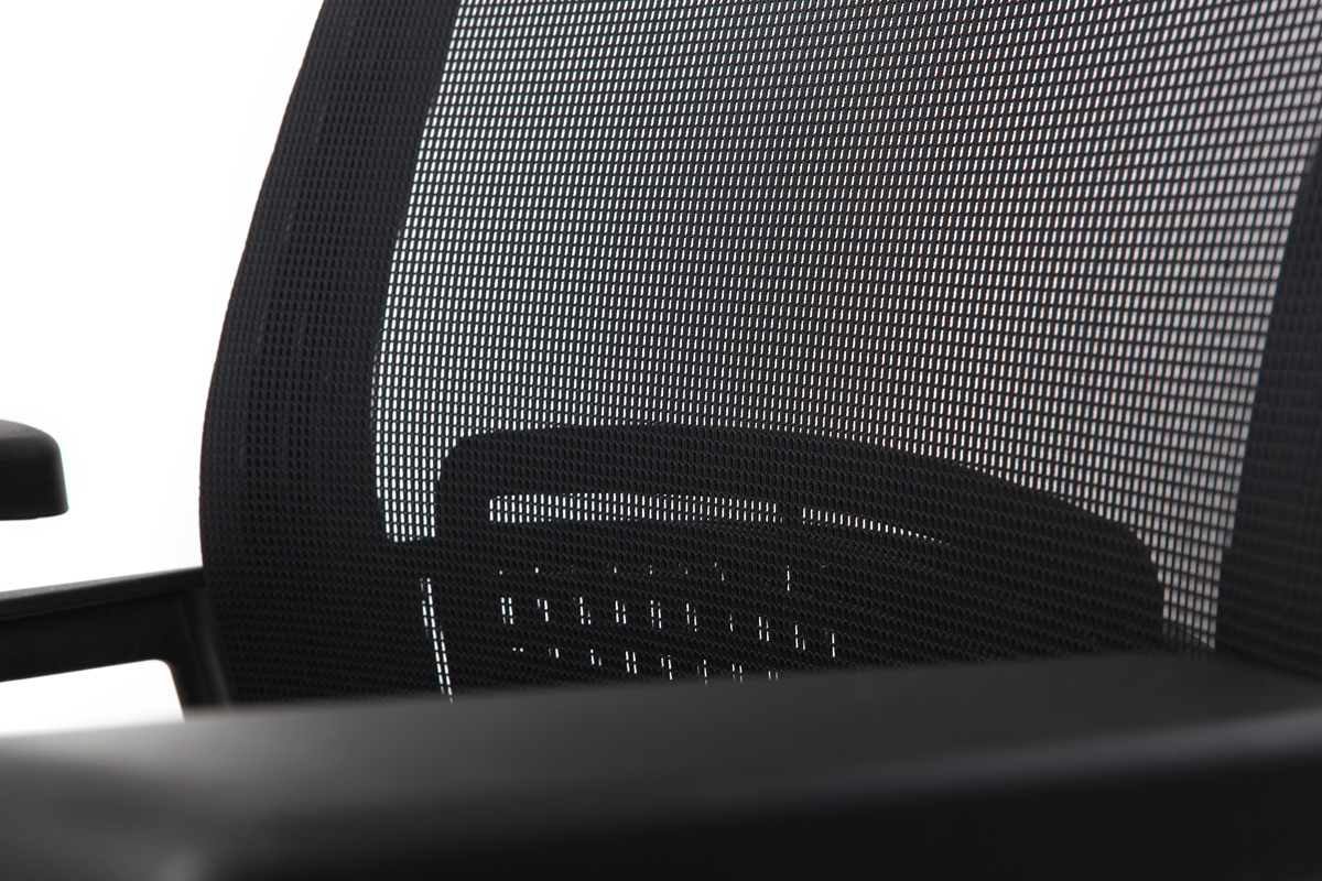 Fauteuil de bureau ergonomique design noir TITAN