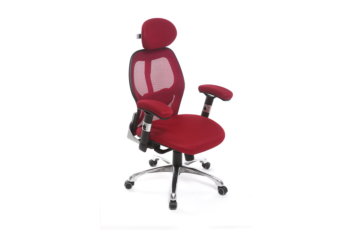 Fauteuil de bureau ergonomique rouge ULTIMATE V2 plus