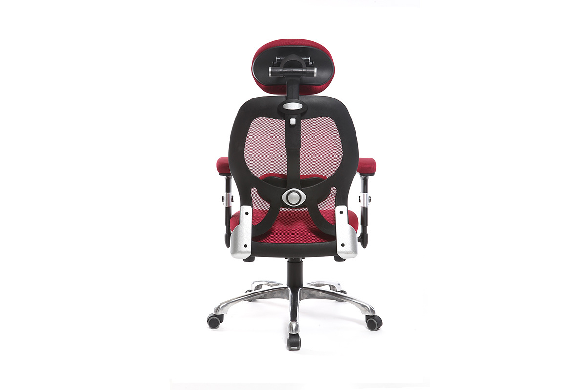 Fauteuil de bureau ergonomique rouge ULTIMATE V2 plus