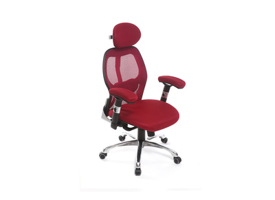 Fauteuil de bureau ergonomique rouge ULTIMATE V2 plus