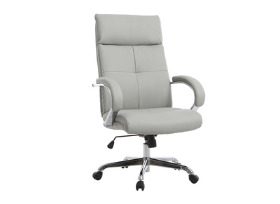 Fauteuil de bureau pivotant design gris TOWER