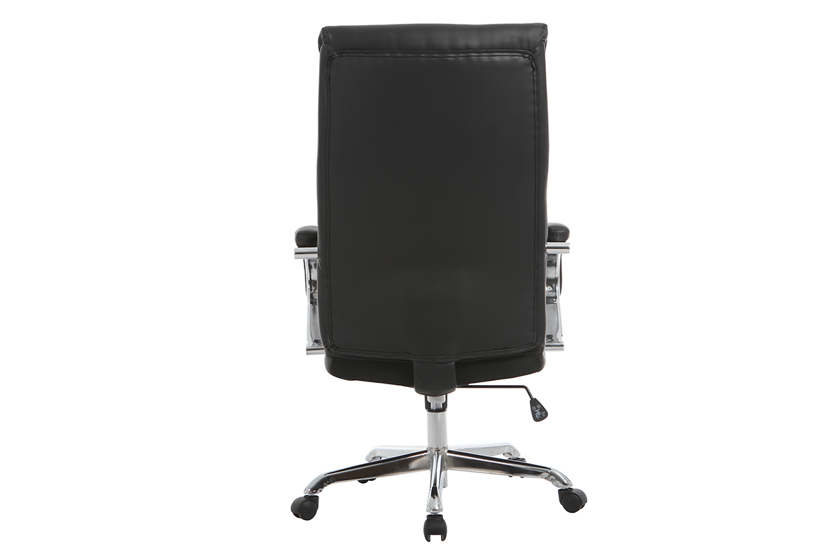 Fauteuil de bureau pivotant design noir TOWER