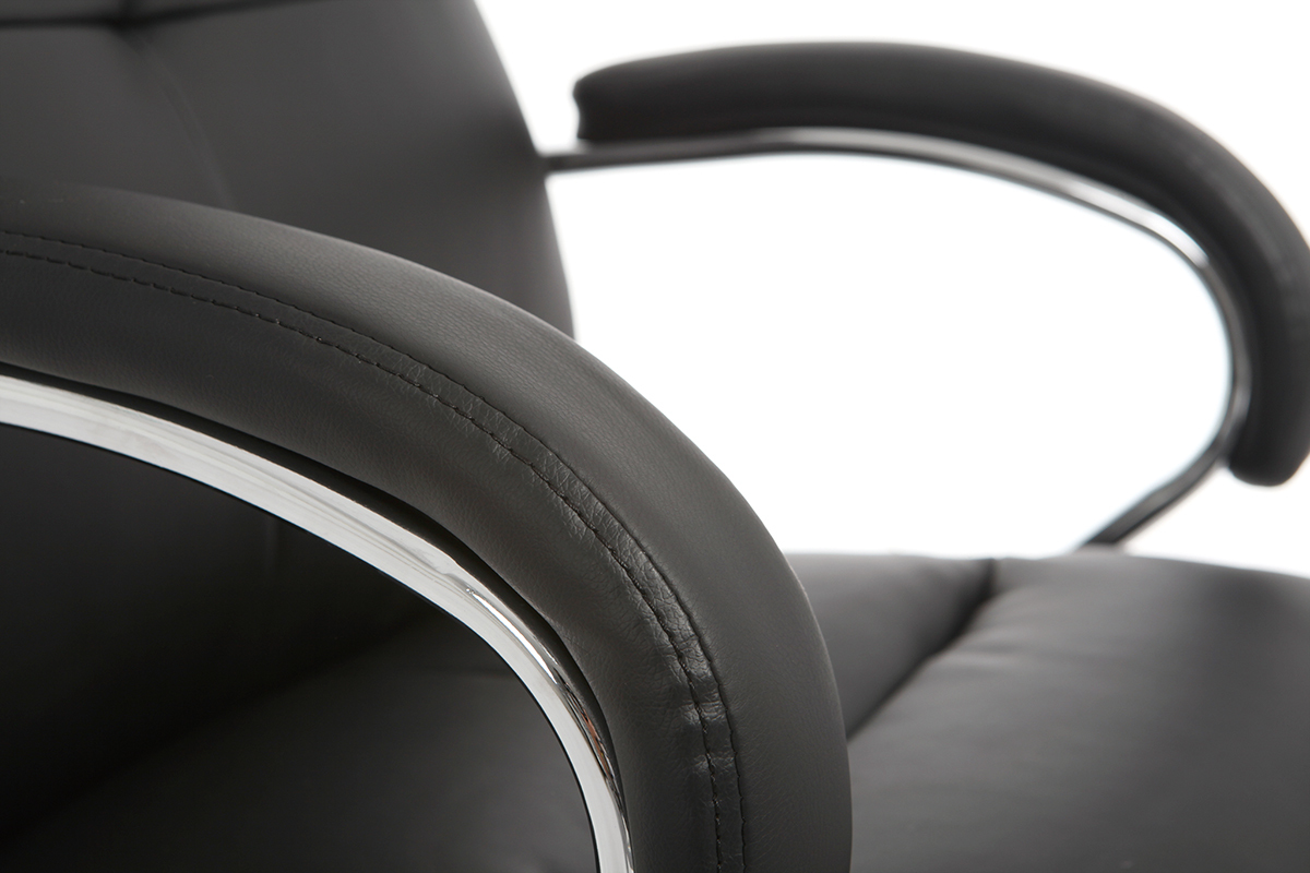 Fauteuil de bureau pivotant design noir TOWER