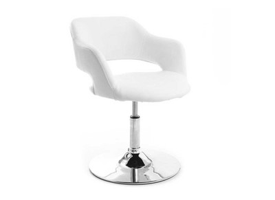 Fauteuil design blanc JESSY
