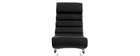 Fauteuil design noir rocking chair TAYLOR