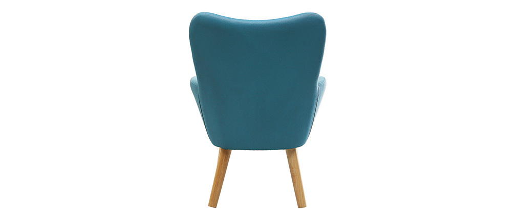 Fauteuil enfant design bleu canard BABY BRISTOL