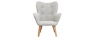 Fauteuil enfant design gris polaire BABY BRISTOL