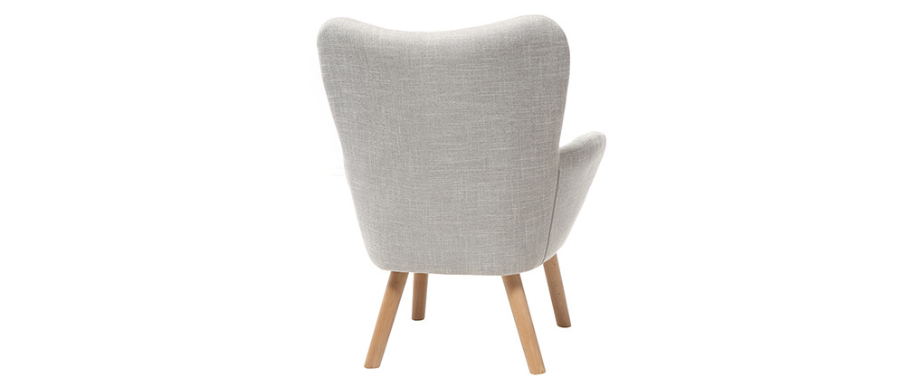 Fauteuil enfant design gris polaire BABY BRISTOL
