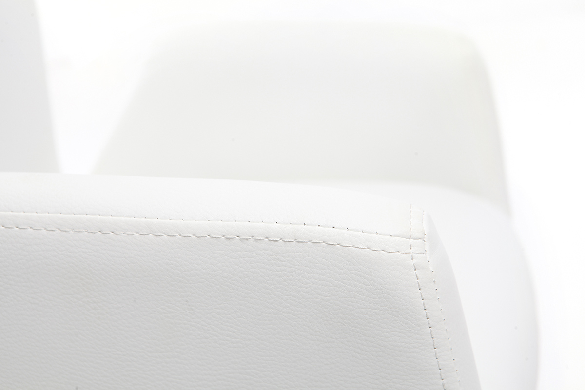 Fauteuil enfant design pivotant blanc SOLLY