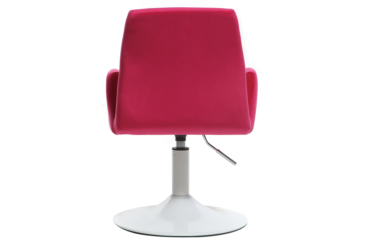 Fauteuil enfant design pivotant rose SOLLY