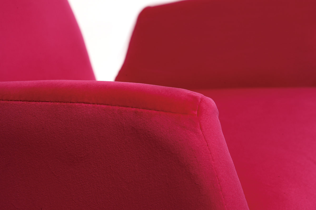 Fauteuil enfant design pivotant rose SOLLY