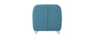 Fauteuil enfant scandinave bleu canard NORKID