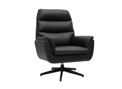 Fauteuil pivotant noir JONAH