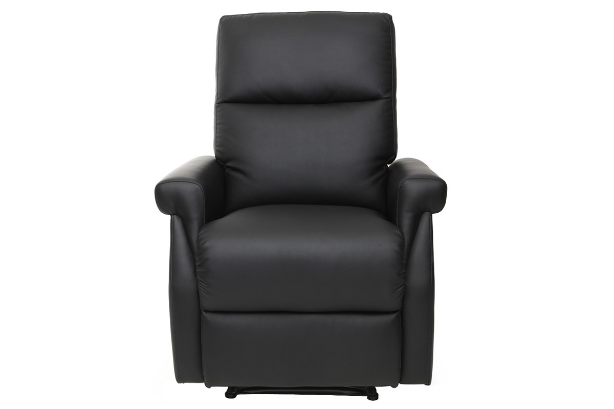 Fauteuil relax design manuel noir COTY