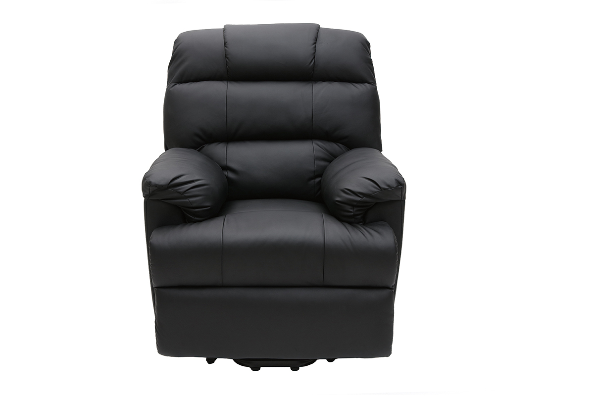 Fauteuil relax �lectrique releveur noir PHOEBE
