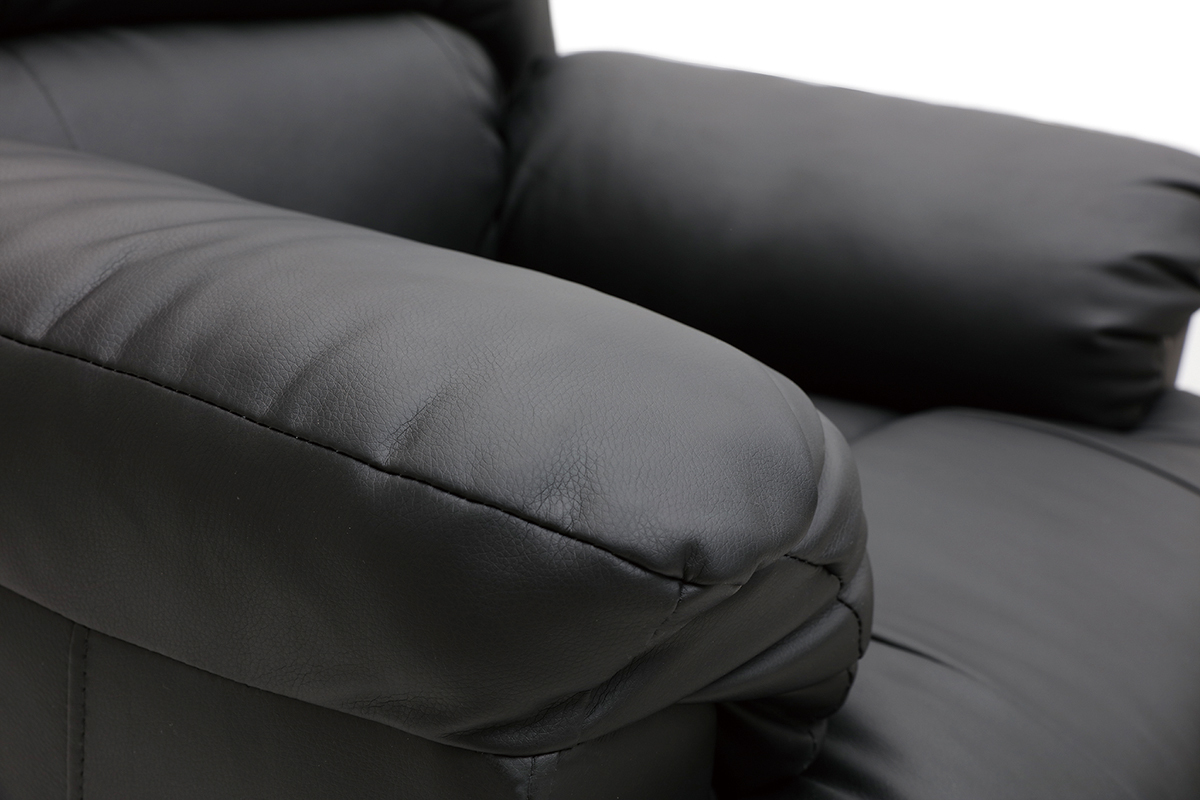 Fauteuil relax �lectrique releveur noir PHOEBE