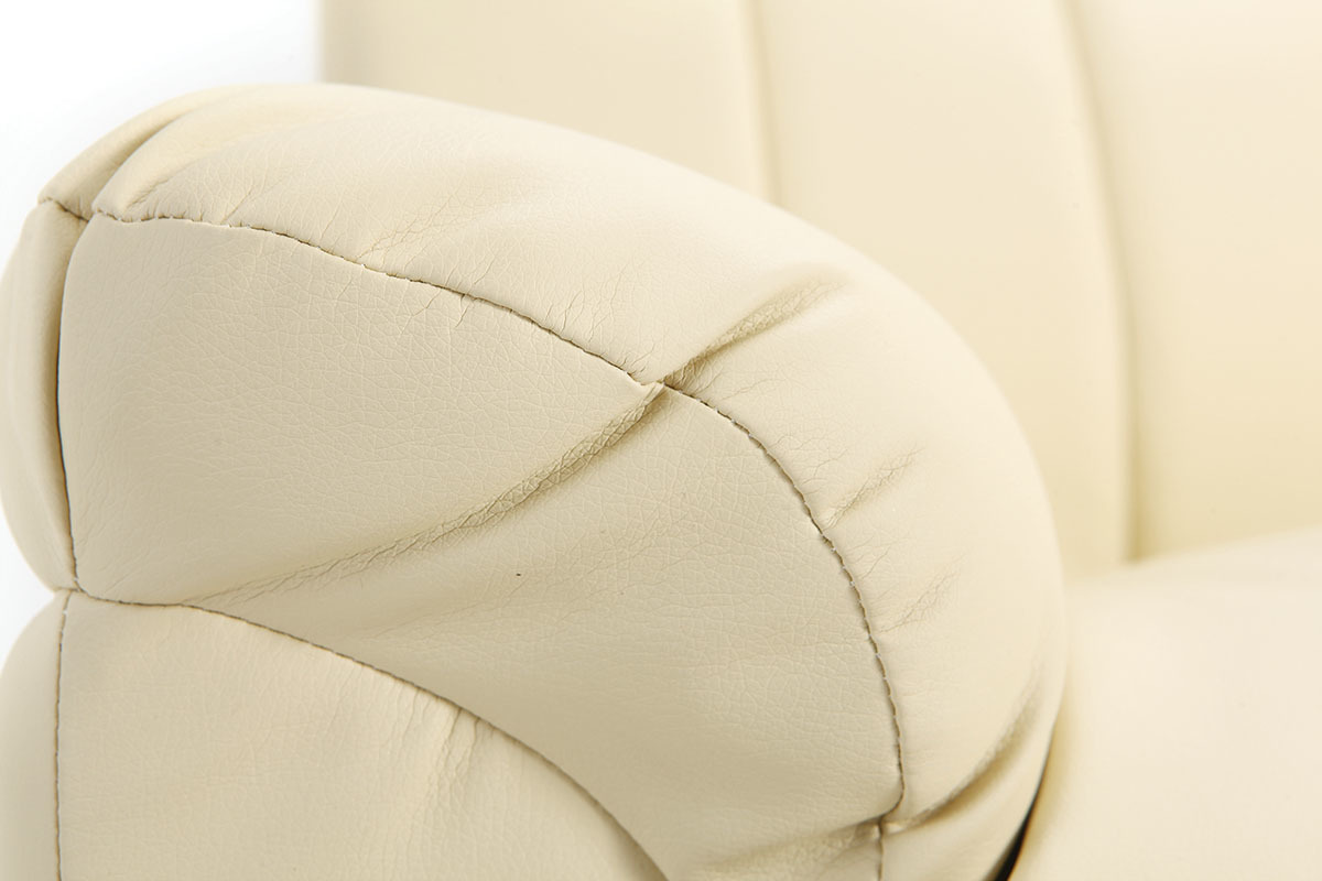 Fauteuil relax manuel ivoire JOEY