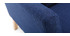 Fauteuil scandinave déhoussable bleu foncé OSLO