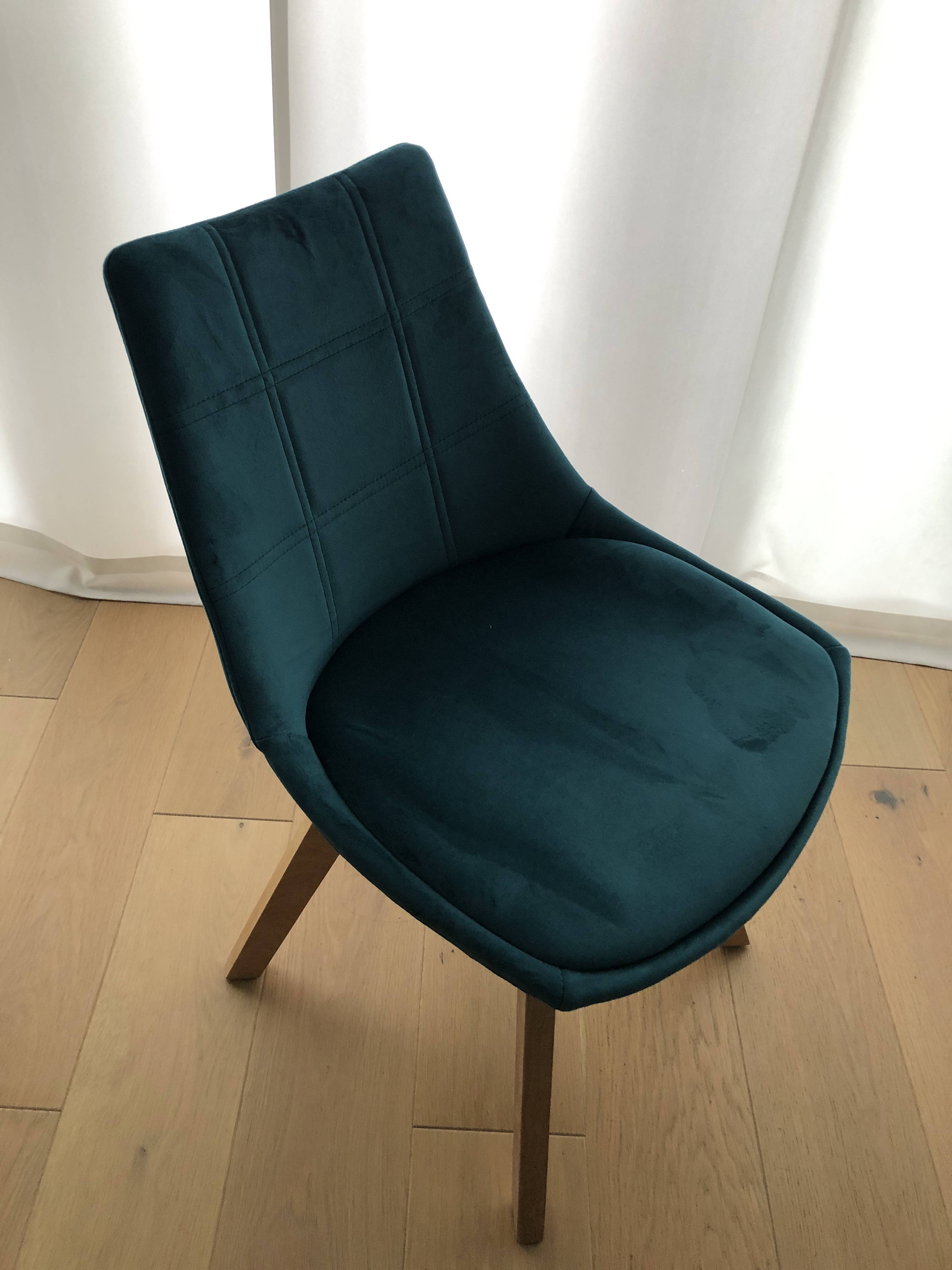 Chaises Scandinaves En Tissu Gris Et Bois Clair lot De 2 MATILDE chaises-scandinaves-en-tissu-gris-et-bois-clair-lot-de-2-matilde