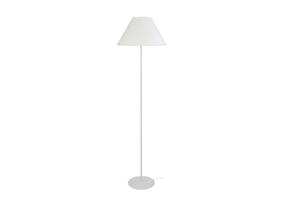 Lampadaire design acier blanc CONEO