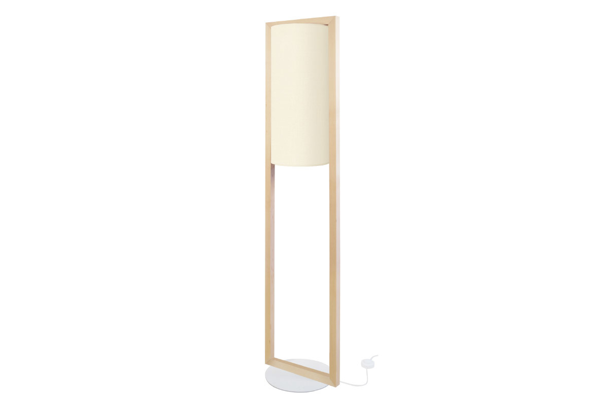 Lampadaire design en bois H165 cm HATHA