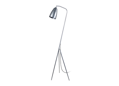 Lampadaire design tr&eacute;pied acier chrome FRIDAY
