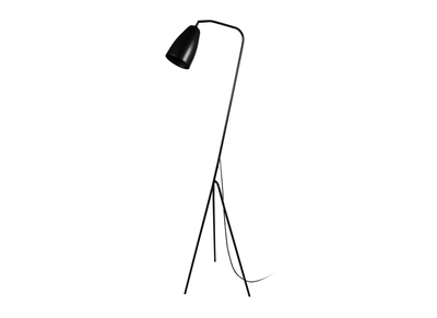 Lampadaire design tr&eacute;pied acier noir FRIDAY