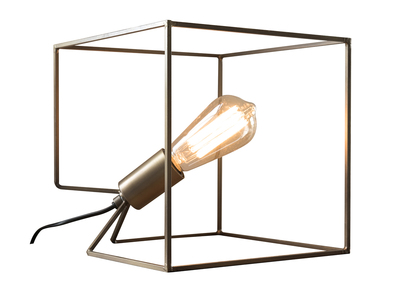 Lampe &agrave; poser en m&eacute;tal et finition bronze antique CORNER