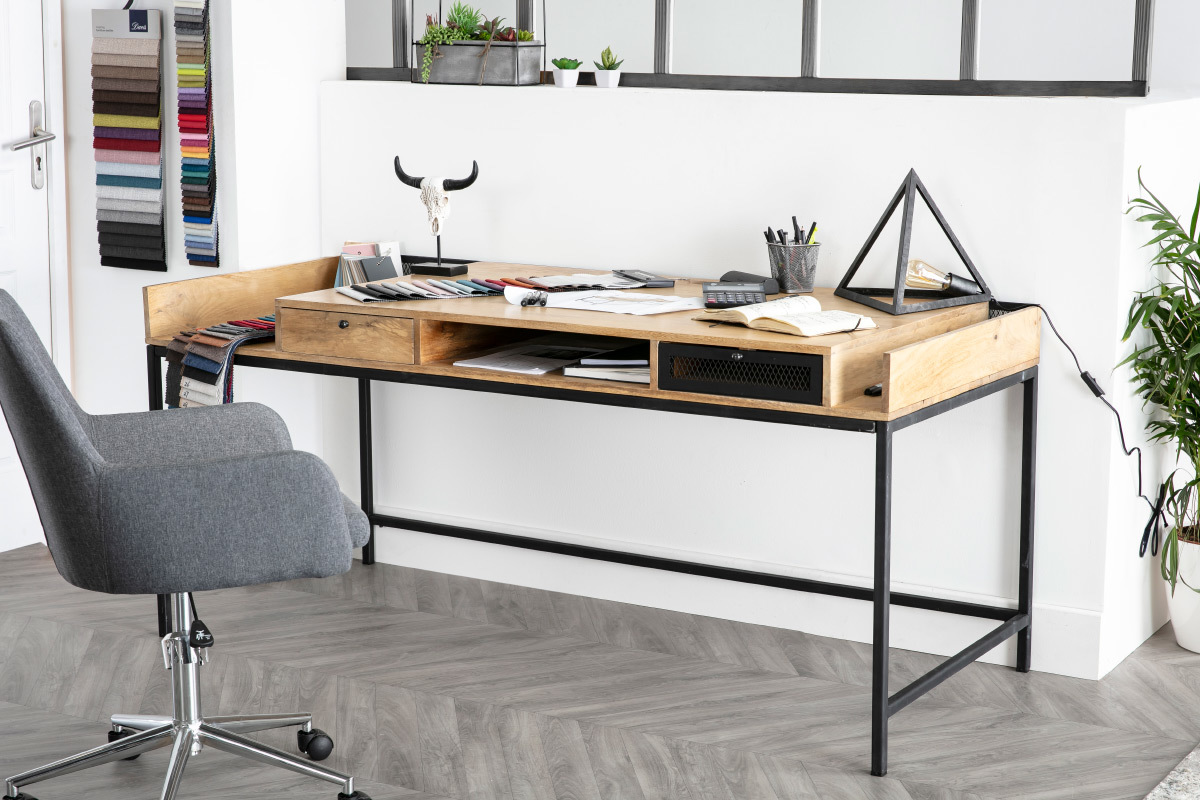 Lampe � poser pyramide argent vieilli LOUVRE