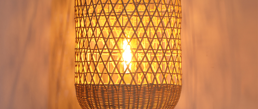 Lampe de sol en rotin MOOREA
