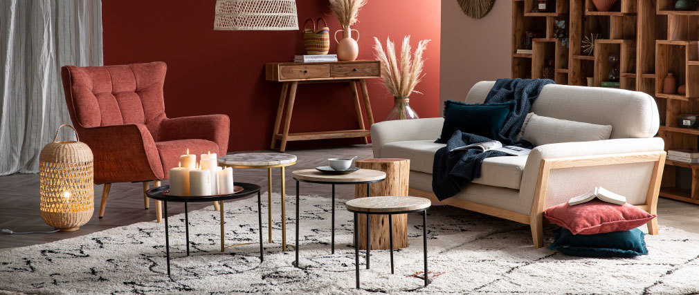 Lampe de sol en rotin MOOREA