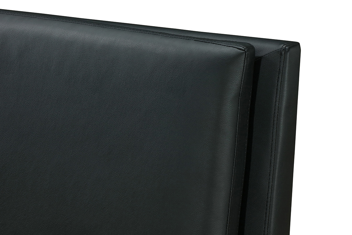 Lit 160x200 2 places noir JOAO