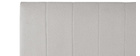 Lit coffre design 160 x 200 cm effet velours gris clair MACHA