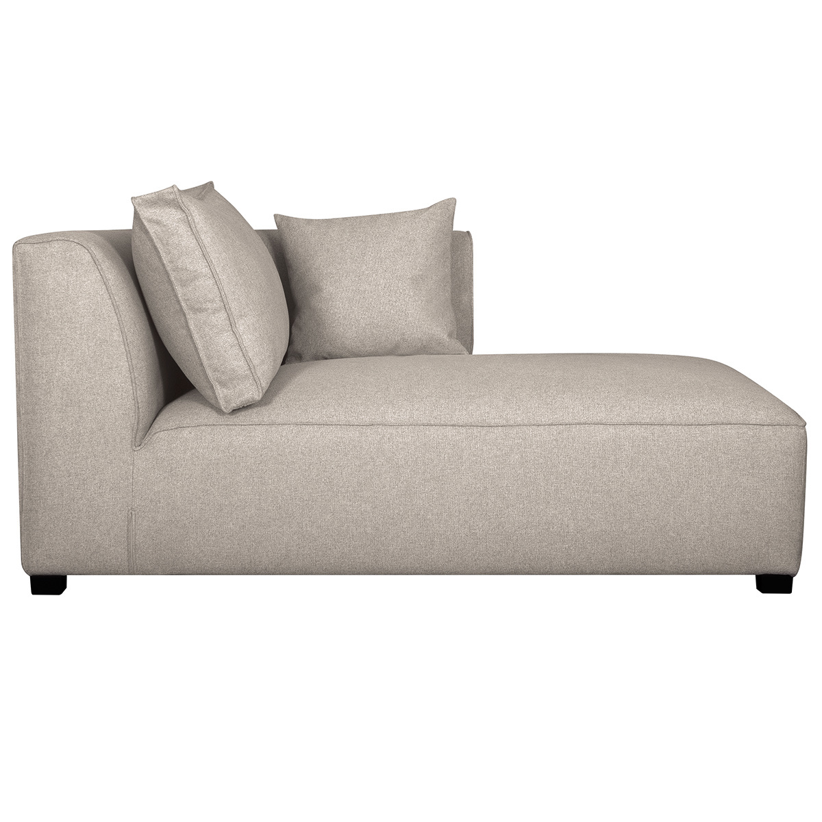 Canapé d'angle Beige Tissu Pas cher Contemporain Confort