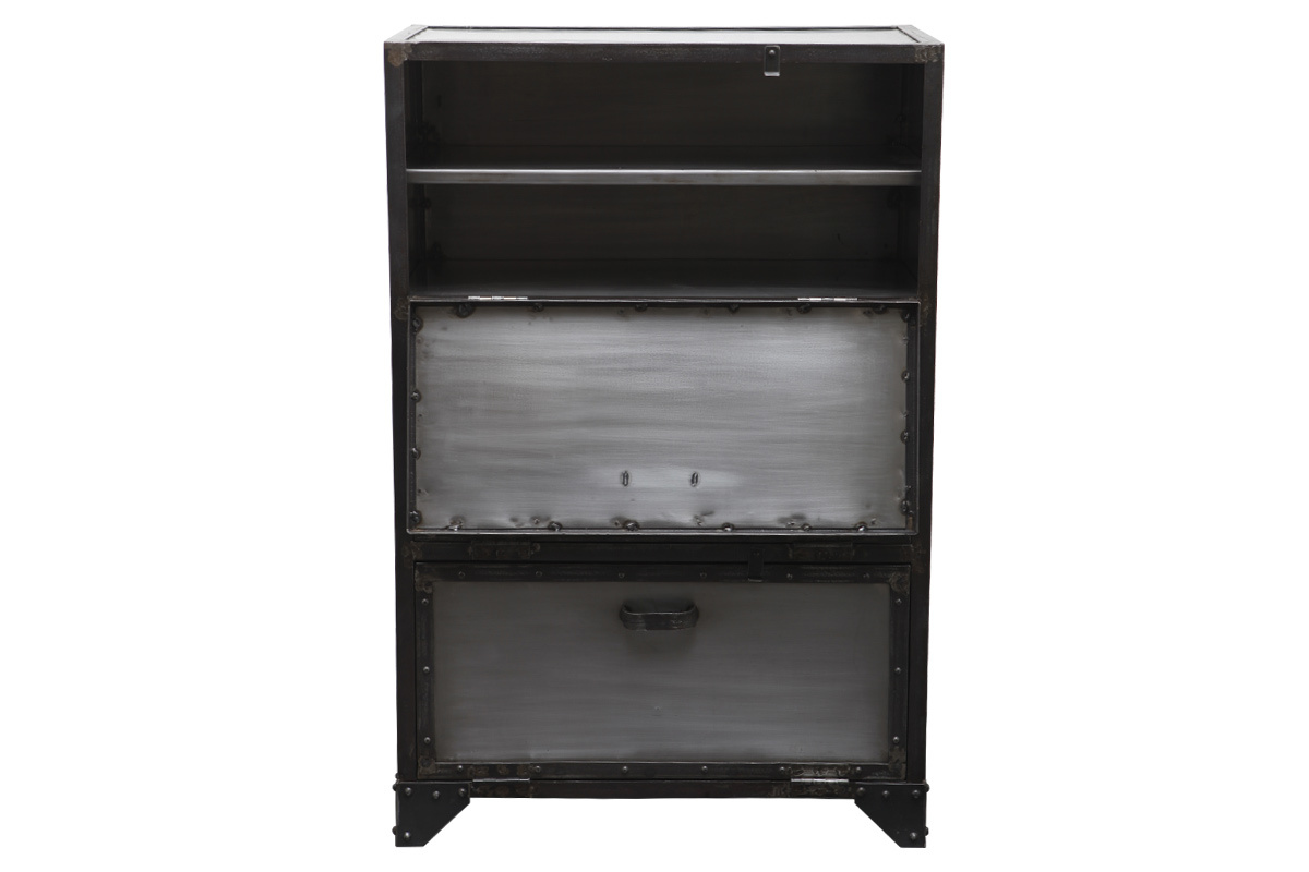 Meuble  chaussures / commode industriel mtal FACTORY