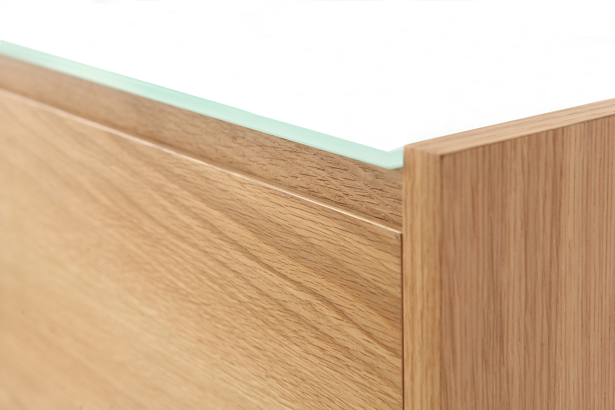 Meuble  chaussures scandinave 3 compartiments chne ZAPPA