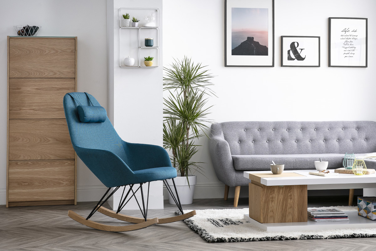 Meuble  chaussures scandinave 4 compartiments chne ZAPPA