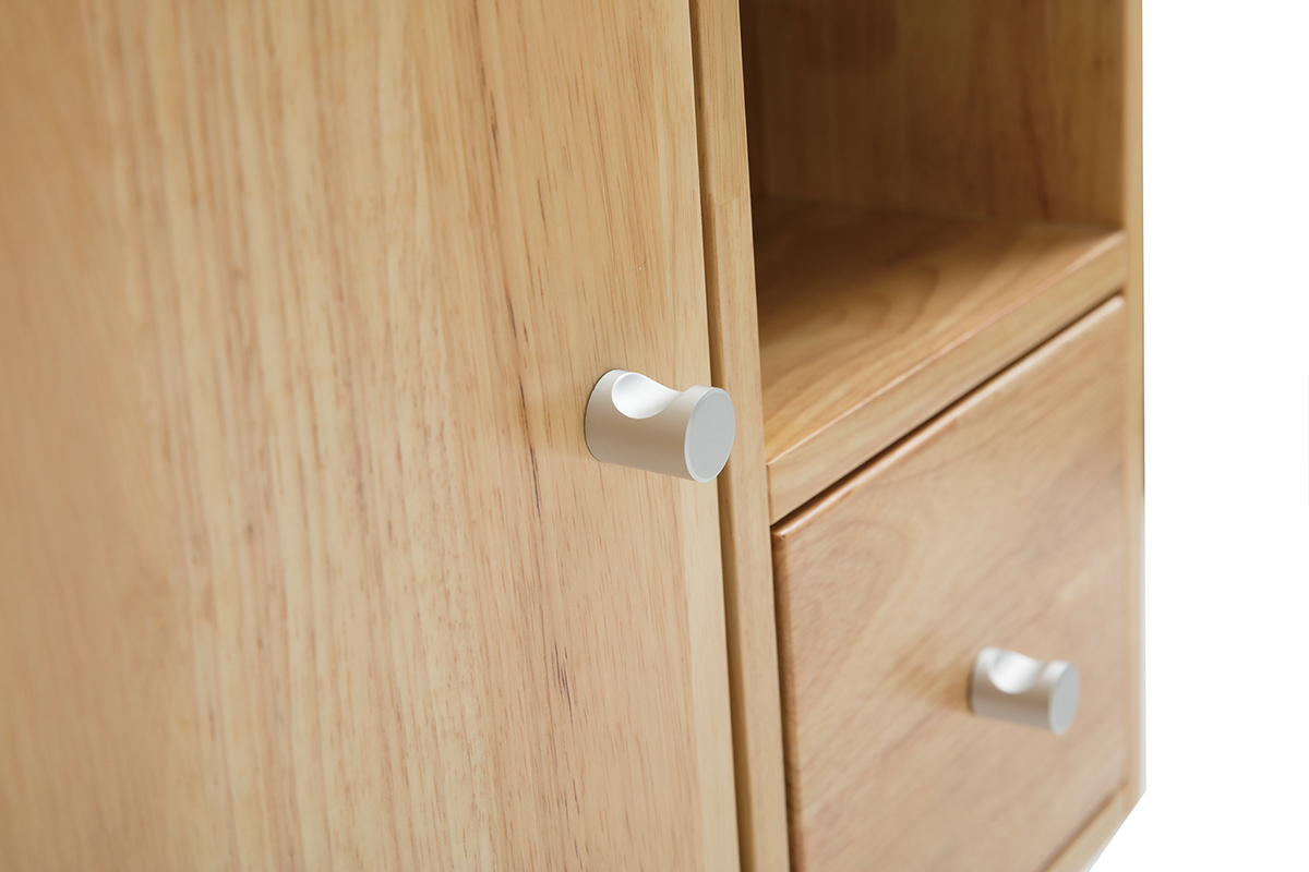 Meuble de salle de bain : vasque, meuble sous-vasque et miroir EVAN