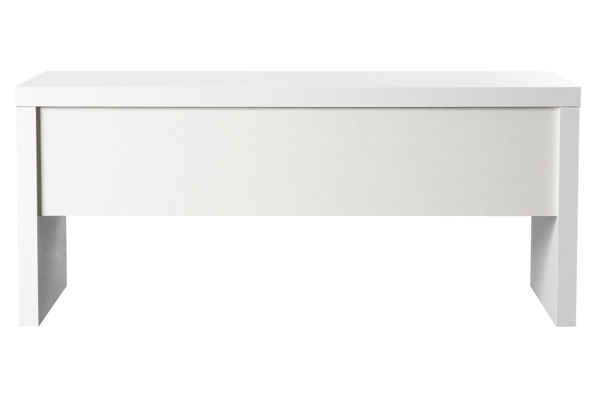 Meuble d'entre blanc laqu avec rangements WELCOME