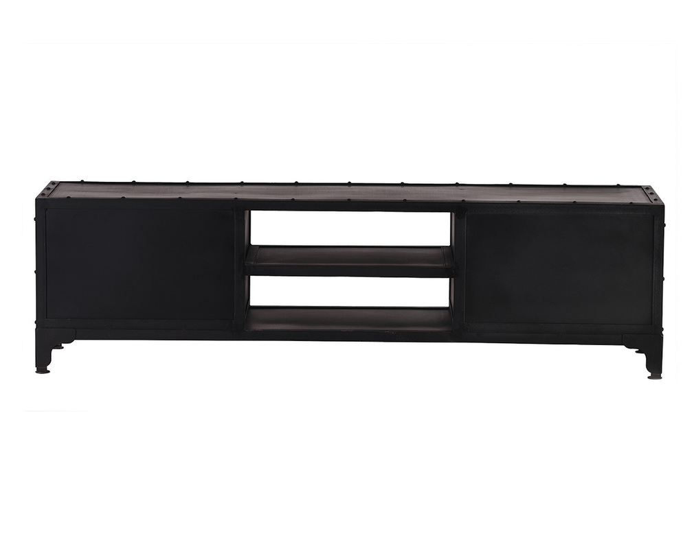Meuble Tv Design Metal Noir 150cm Factory Miliboo Meuble Tv Design Metal Noir 150cm Factory Miliboo