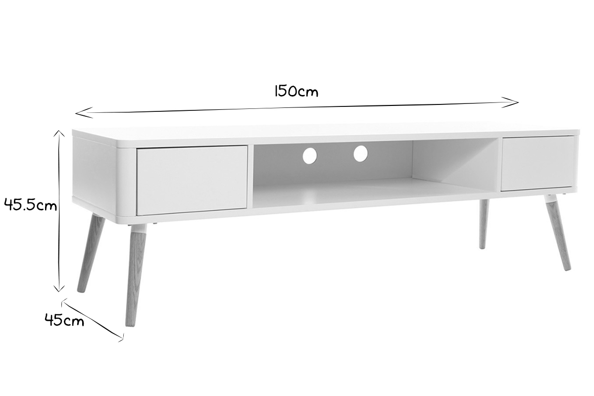 Meuble TV design scandinave TOTEM