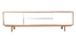 Meuble TV scandinave bois et blanc 180cm SID