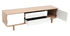 Meuble TV scandinave bois et blanc 180cm SID
