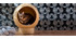 Niche pour chat et chien en bambou laquée bleu canard POPPINS